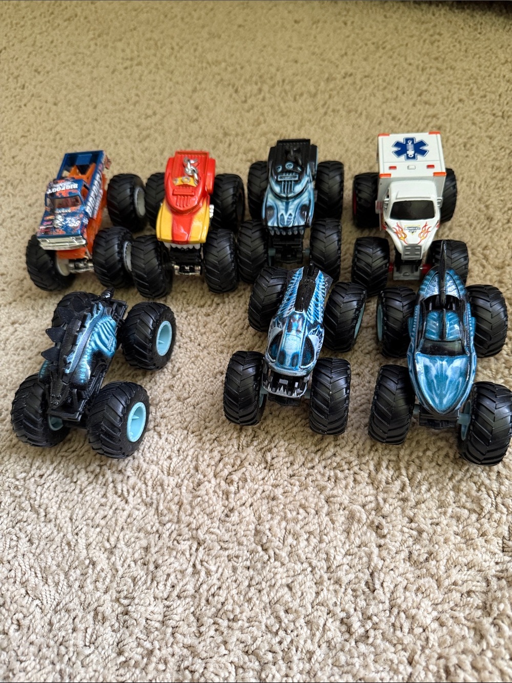 7 monster trucks